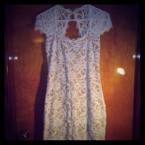 White Lace Dress NWT
